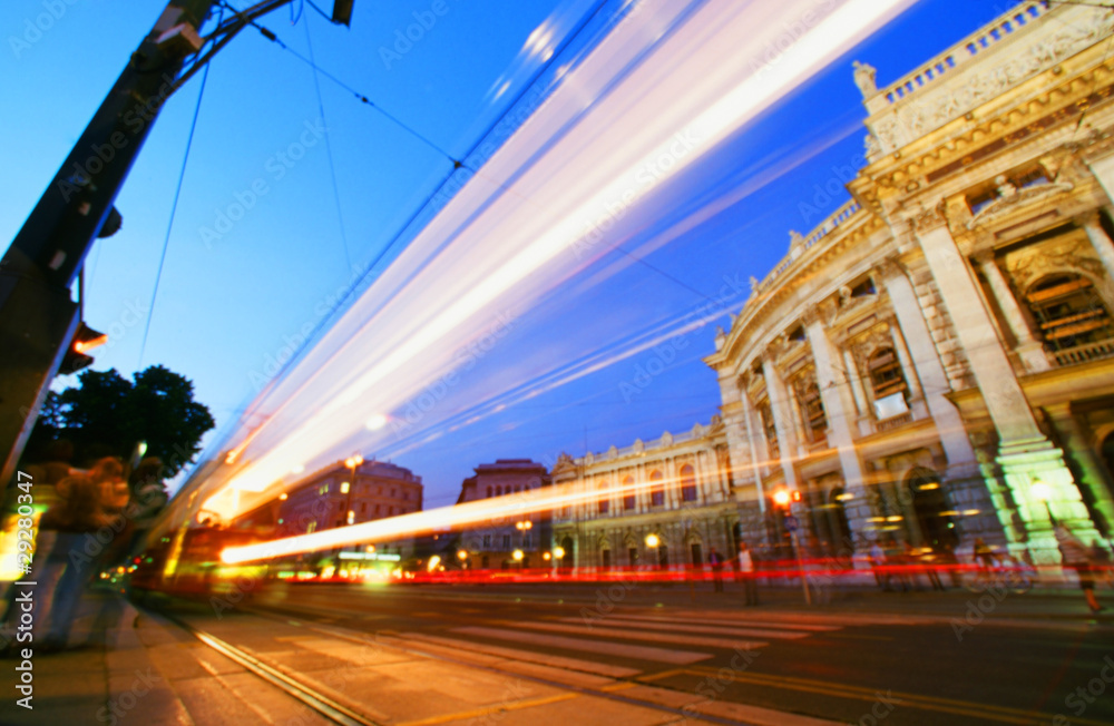 Fototapeta premium nightlife in vienna