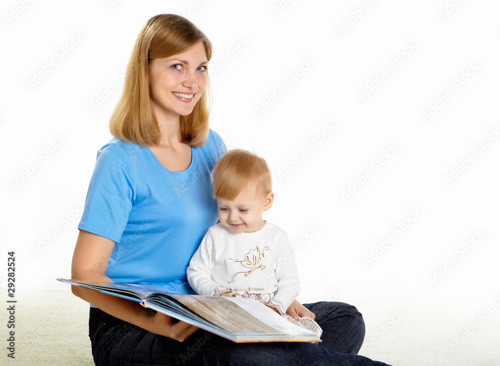 young mother having fun with her little son young mother having fun with her little son