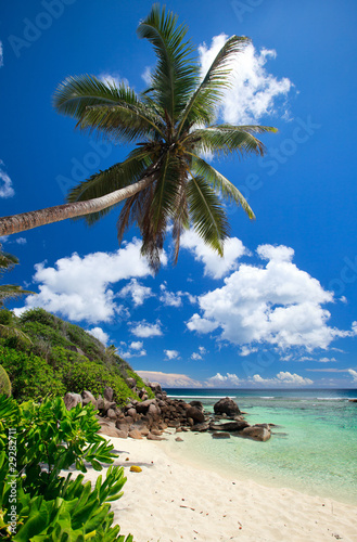 Stunning beach in Seychelles