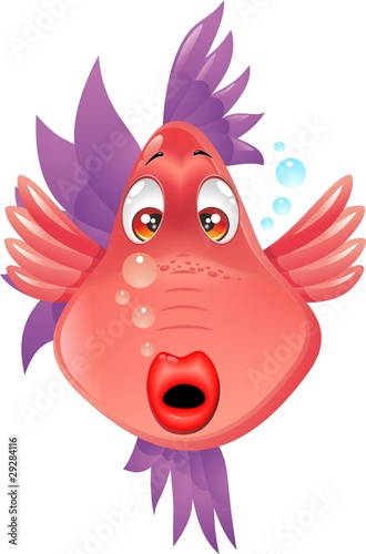 Pesce Cartoon-Cartoon Fish-3-Vector