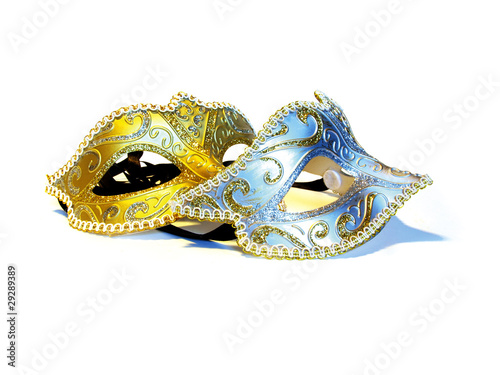 Pair of masquerade party masks