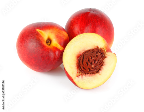 Three nectarines