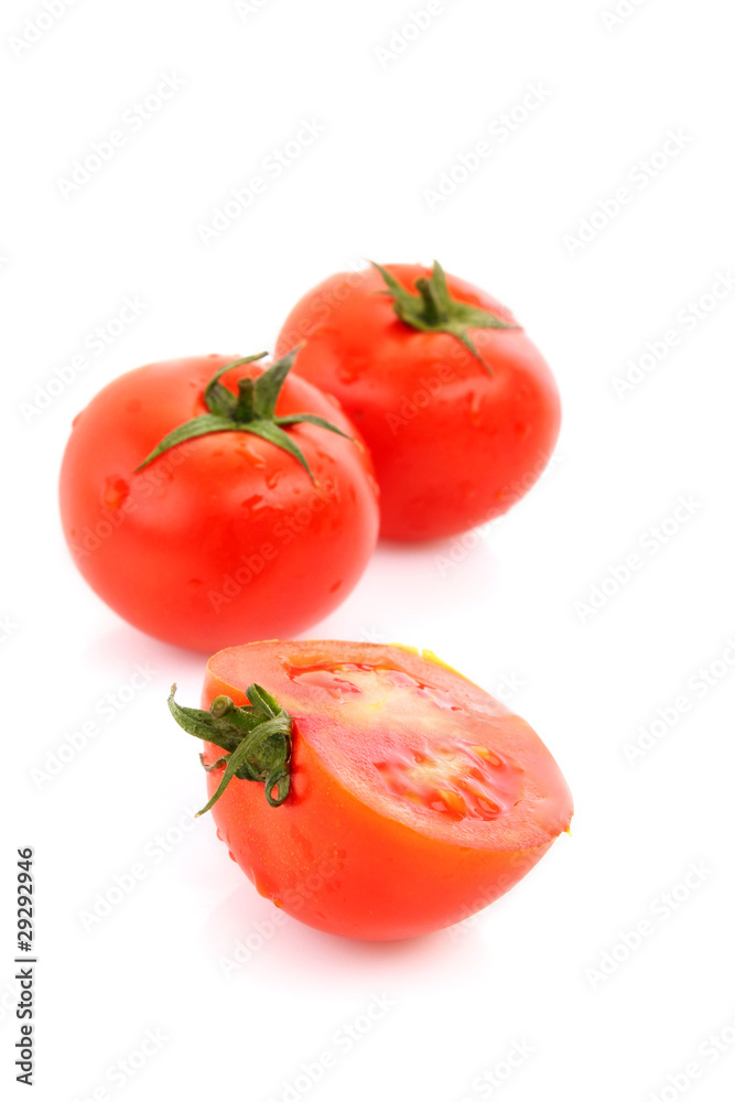 red tomato vegetables isolated on white background red tomato vegetables isolated on white background