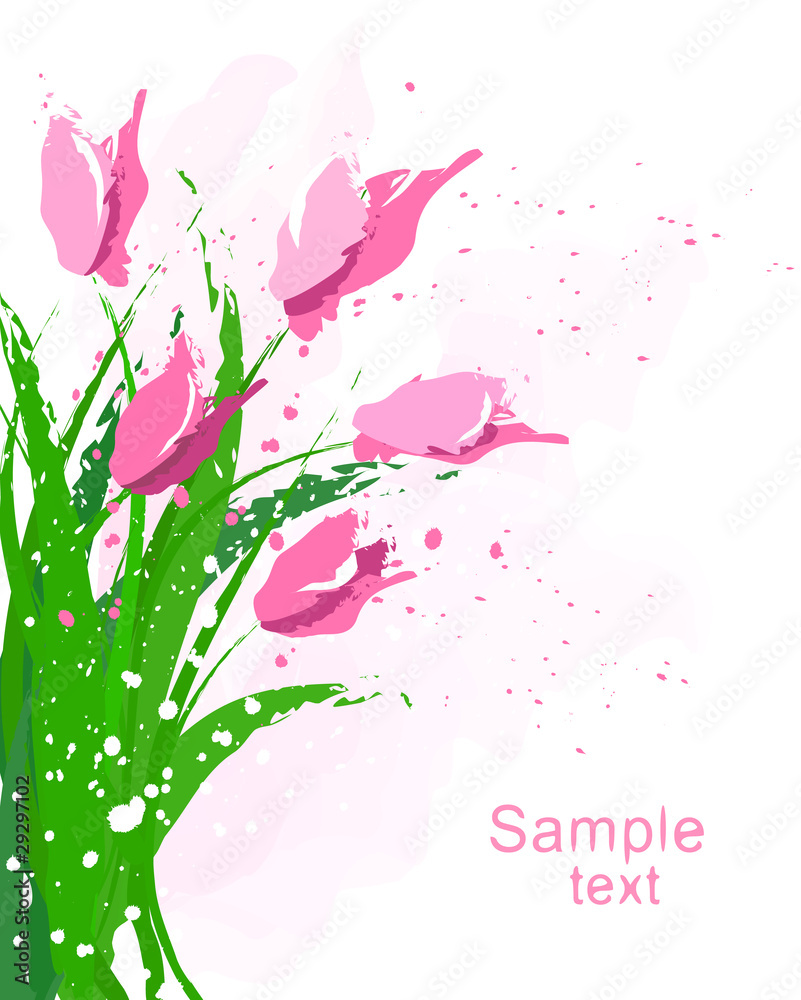 Beautiful spring pink flowers Beautiful spring pink flowers