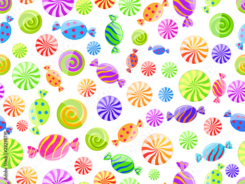 colorful striped candy seamless pattern