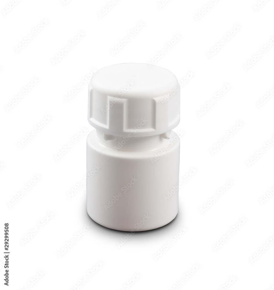 White medicine bottle White medicine bottle