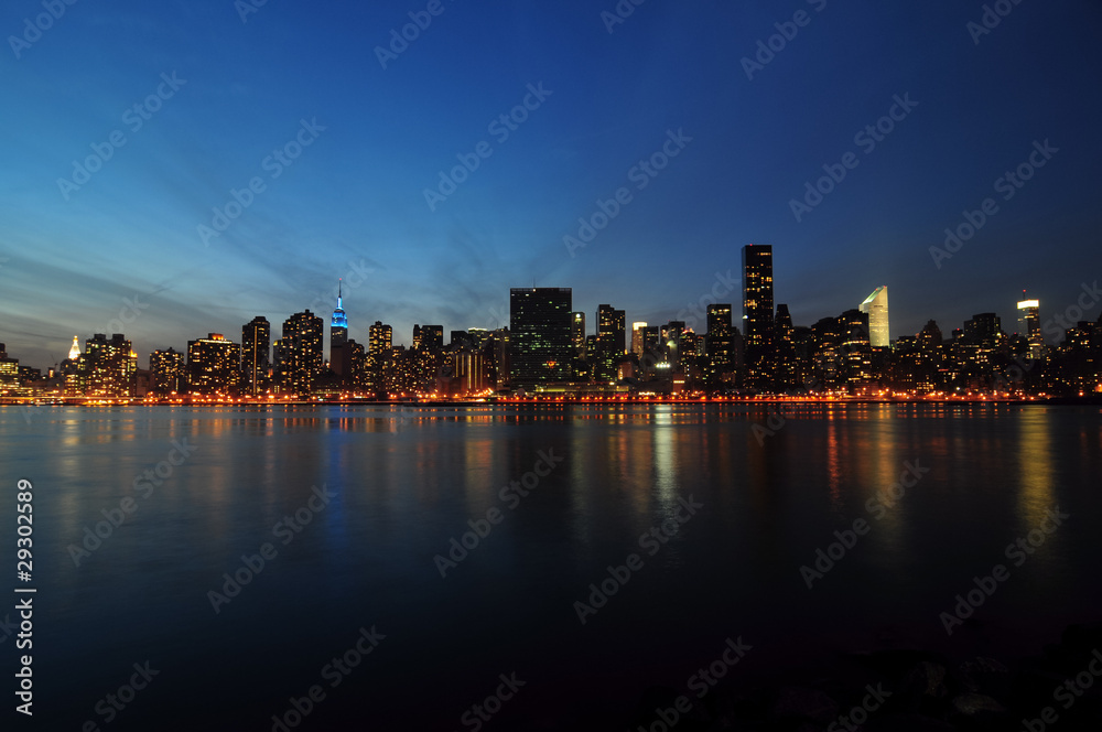 Fototapeta premium NYC Blue Moment.