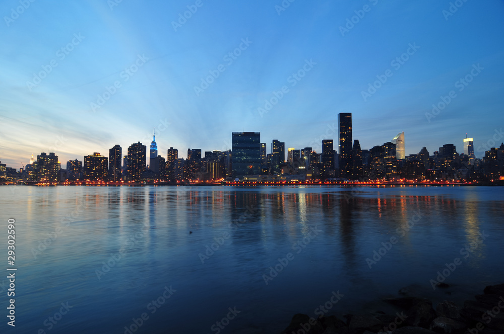 Obraz premium NYC Blue Moment.