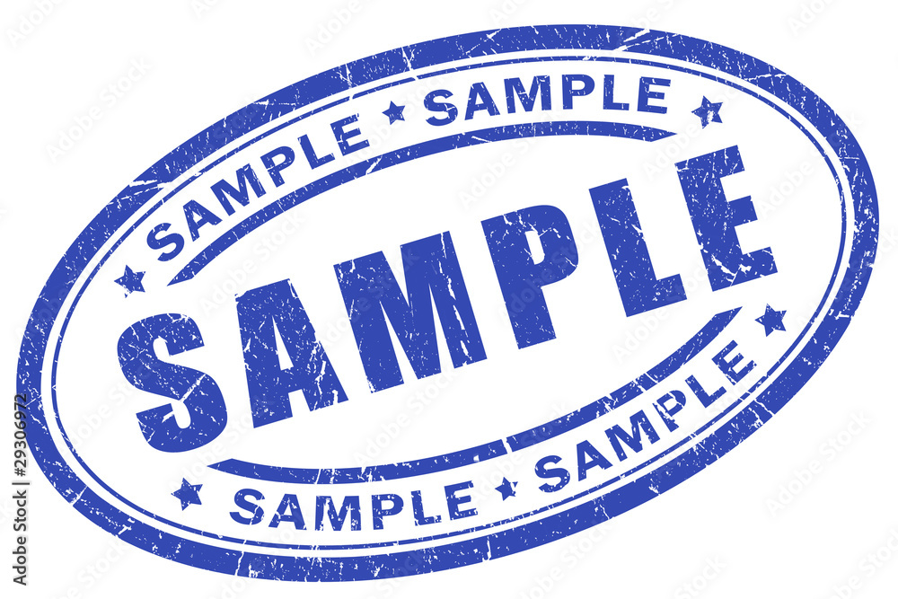Sample stamp