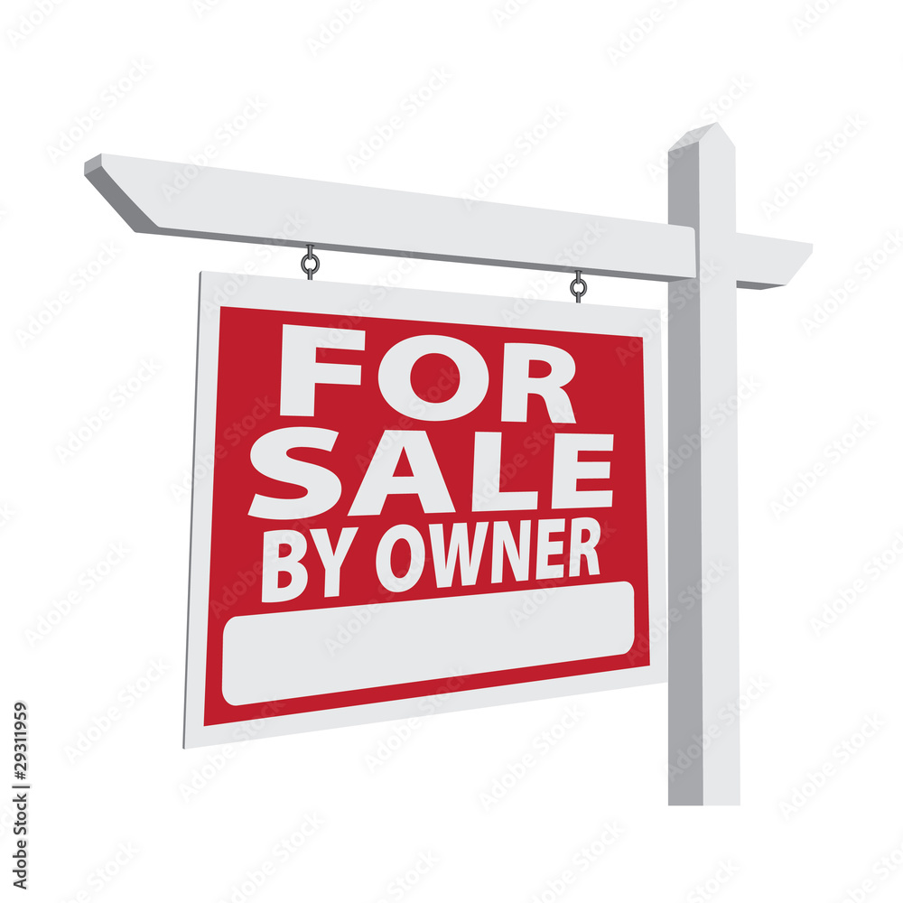 For Sale By Owner Vector Real Estate Sign For Sale By Owner Vector Real Estate Sign