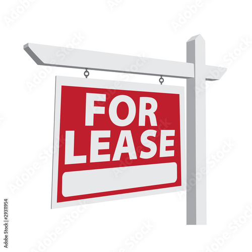 For Lease Vector Real Estate Sign
