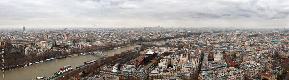 Panorama von Paris vom Eiffelturm