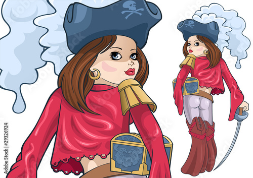 Girl-pirate