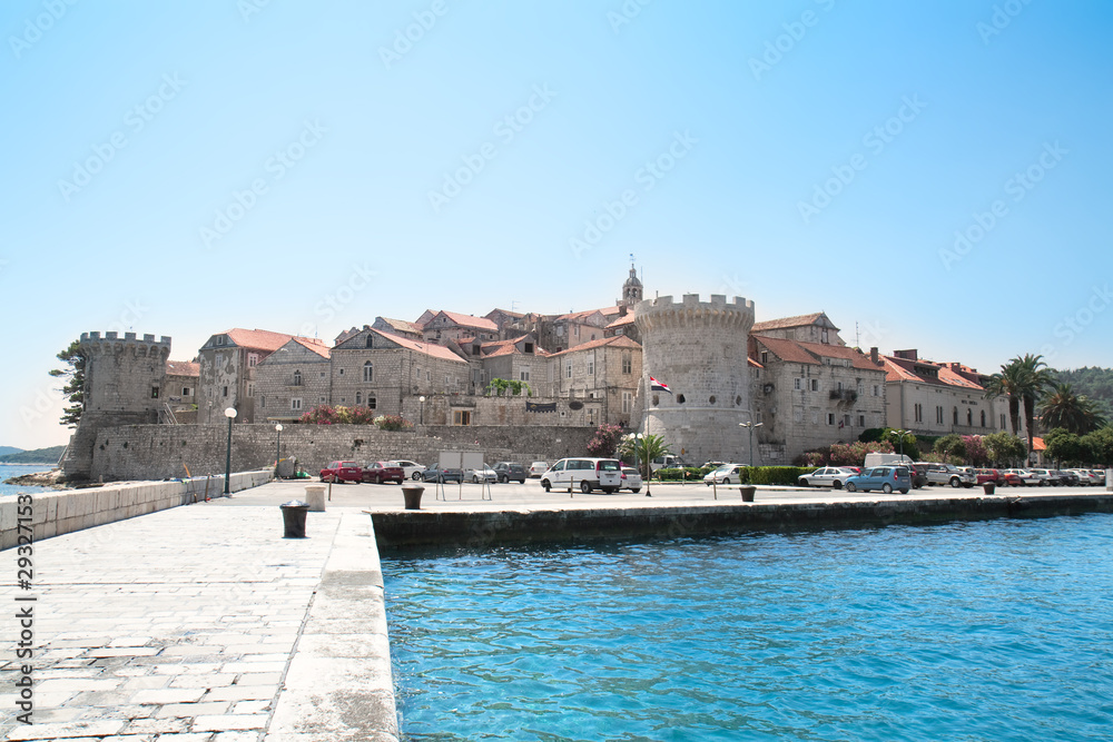 Fortified city of Korcula, Croatia