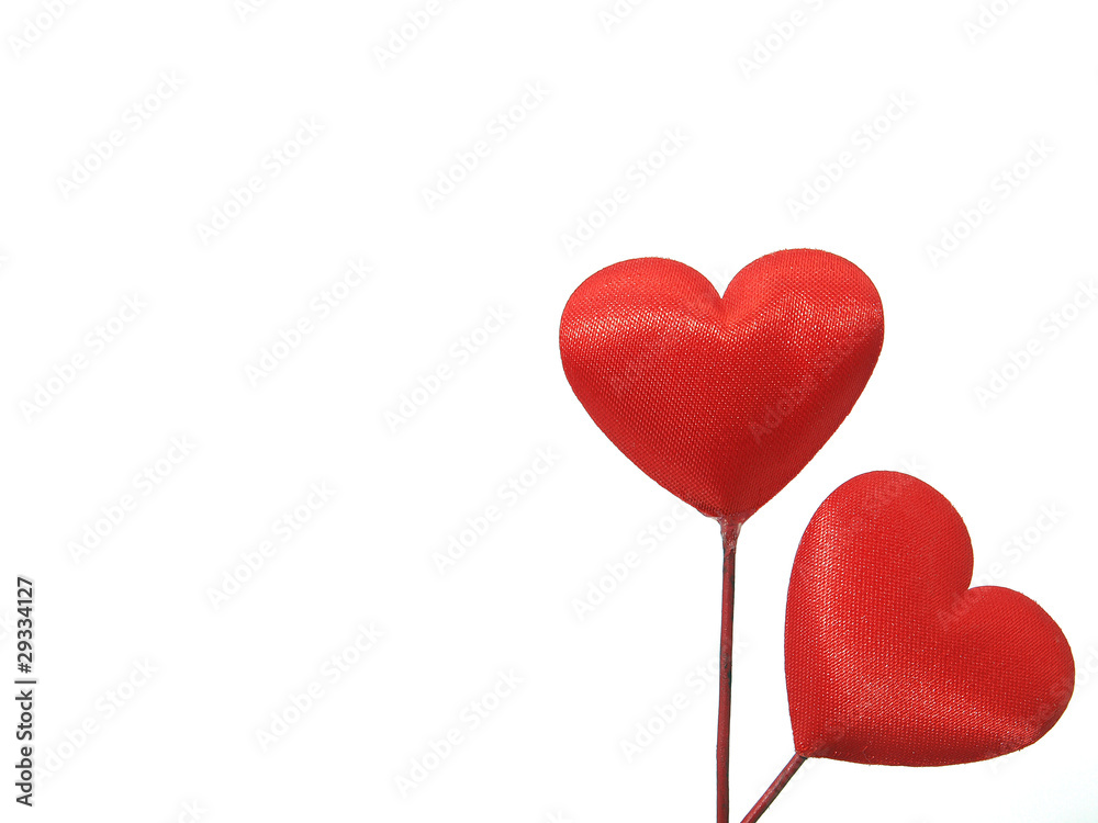Red valentine hearts