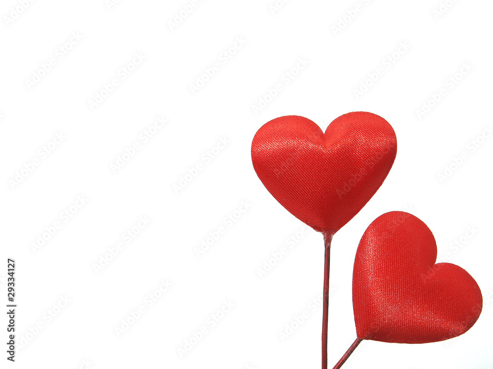 Red valentine hearts Red valentine hearts