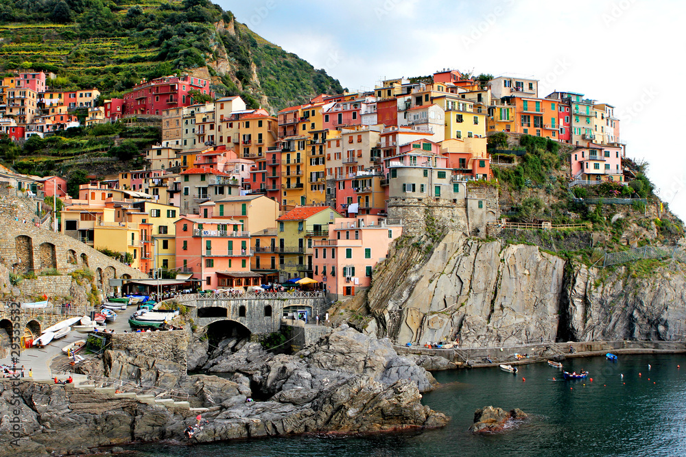 Cinque Terra, Italy Village by the sea