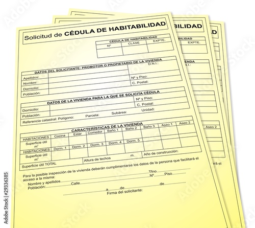 CEDULA DE HABITABILIDAD