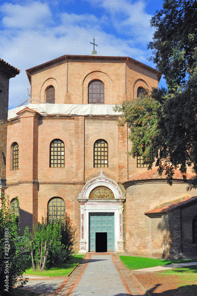 Fototapeta premium Italy Ravenna San Vitale Basilica