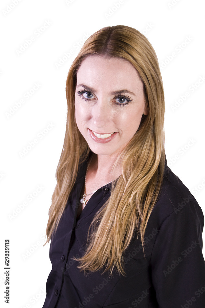 Portrait of cute and pretty young woman Portrait of cute and pretty young woman
