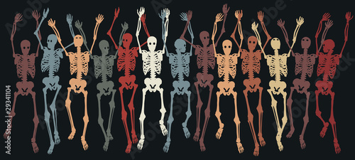 Skeletons together