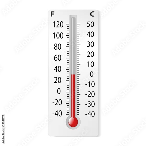 Thermometer. Vector