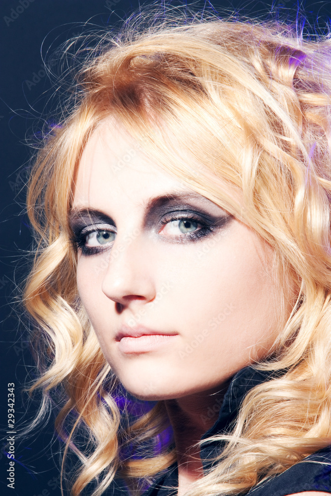 young beautiful girl the blonde young beautiful girl the blonde