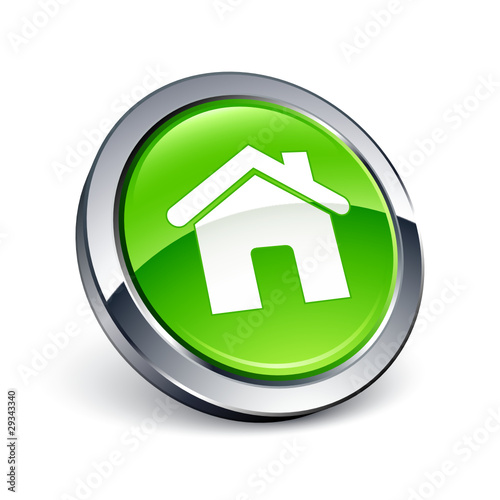 icône bouton internet maison