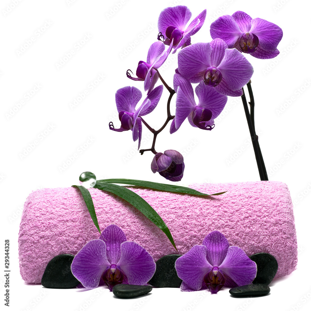 Fototapeta premium Wellness Orchidee