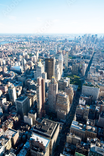 New York city panorama with tall skyscrapers © Elnur