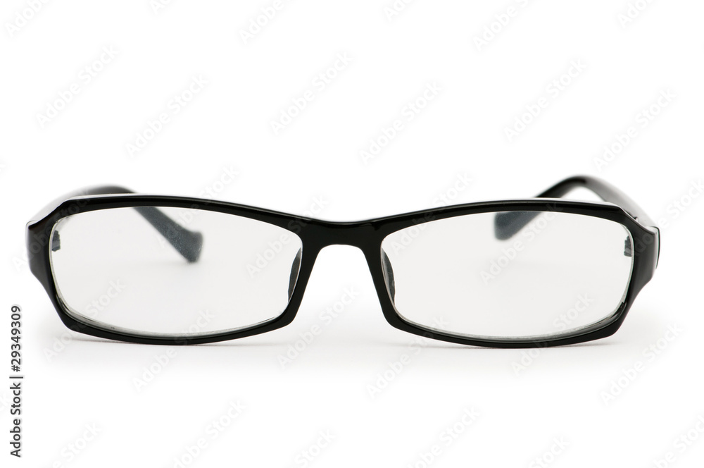 Reading optical glasses isolated on the white Reading optical glasses isolated on the white