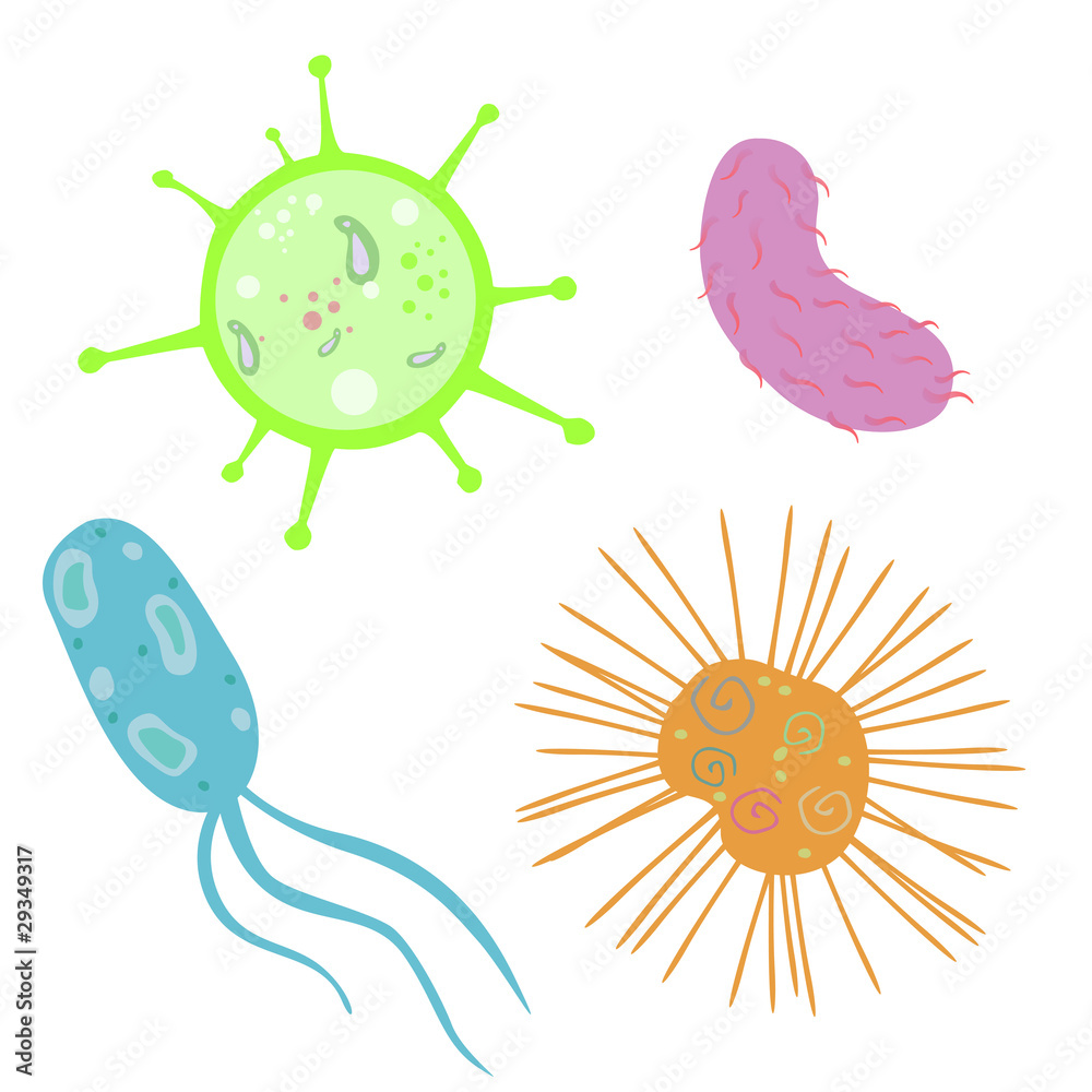 Vektor Bakterien