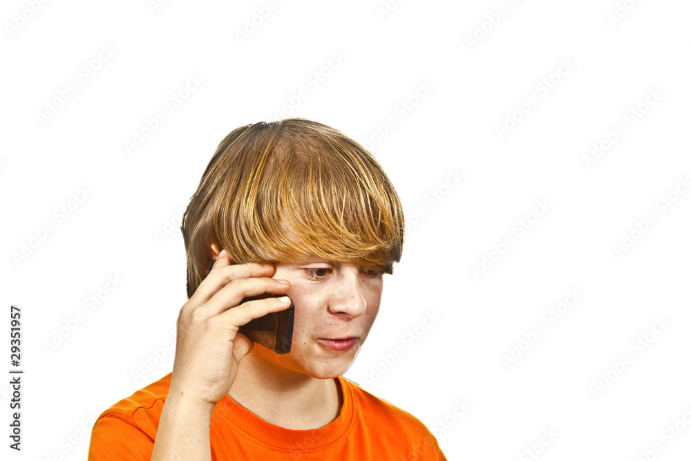 boy is using the mobile boy is using the mobile
