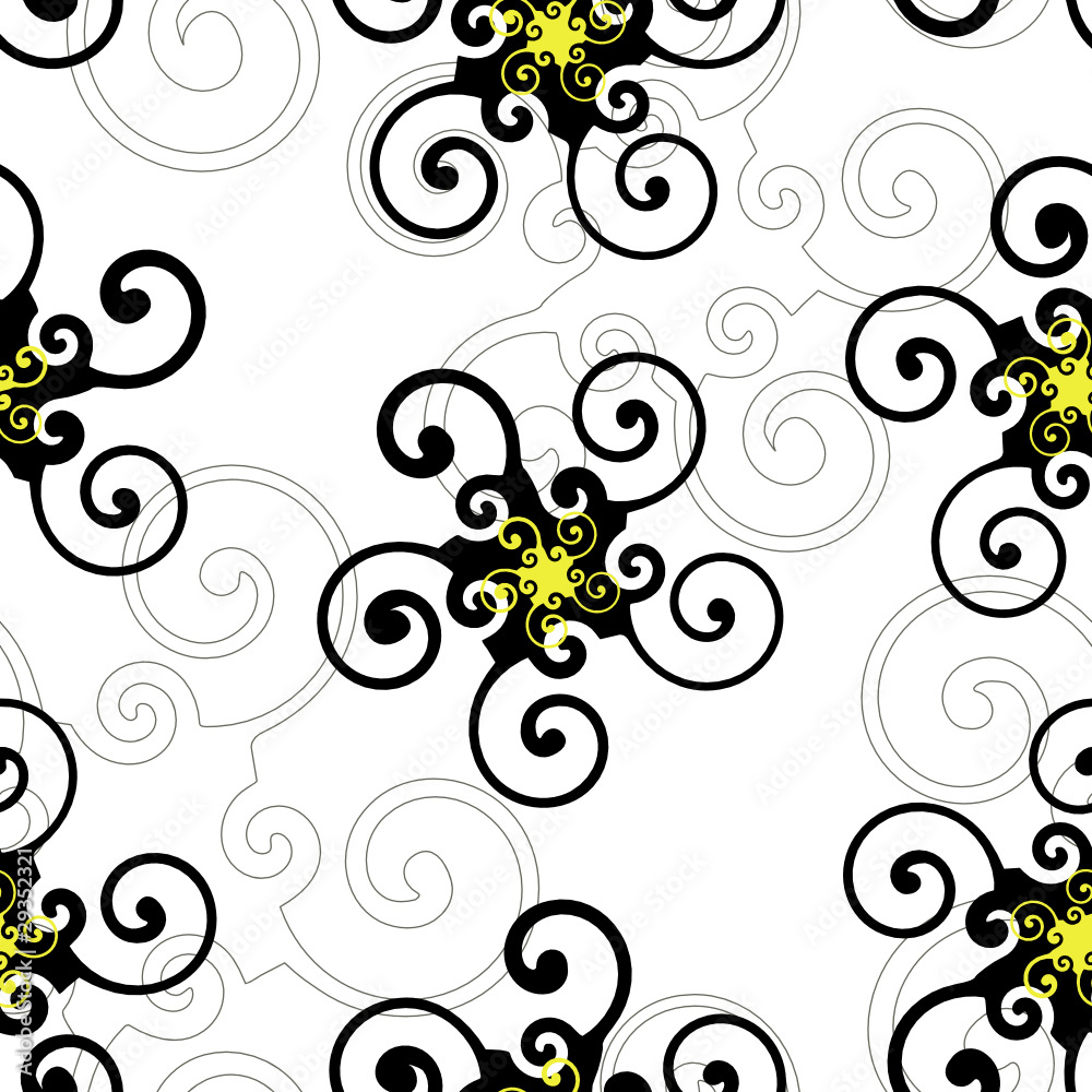 Abstract swirls seamless