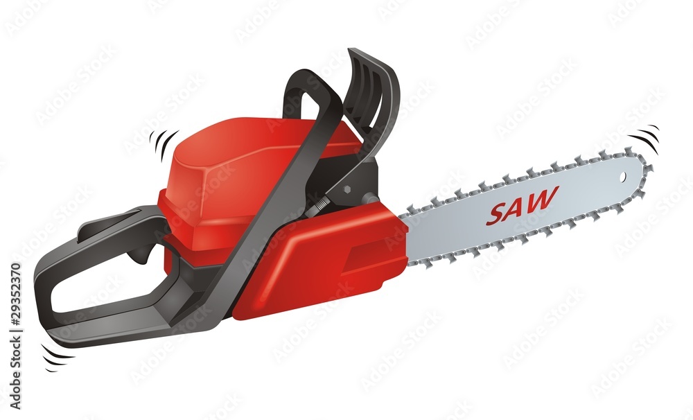 Naklejka premium Saw vector