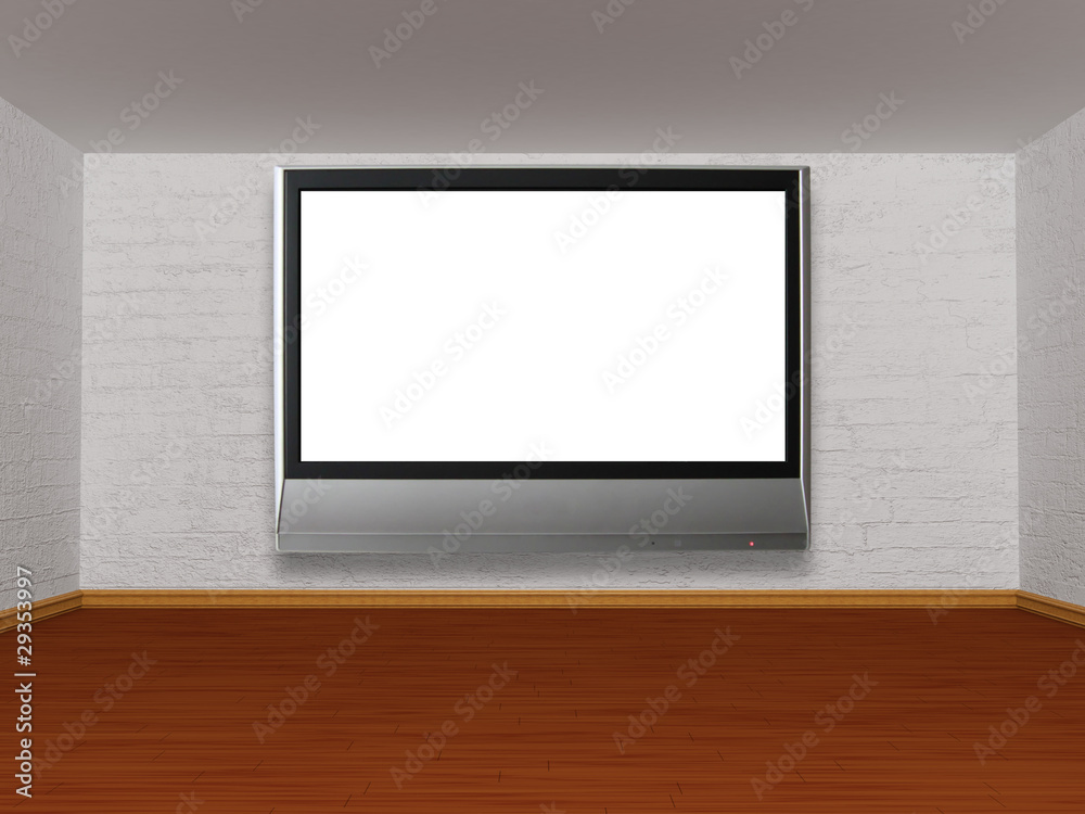 Fototapeta premium room with lcd tv