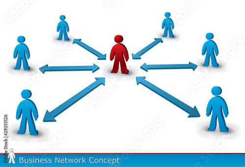business communication concept in vector format