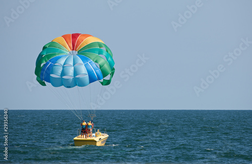 Boat for parasailing