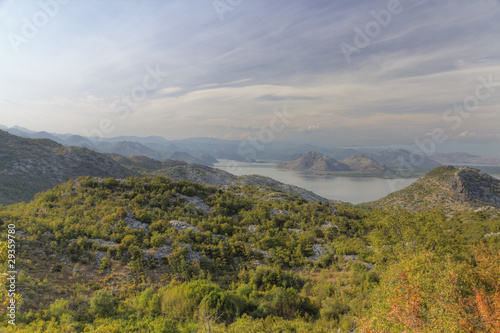 mountains around lake Skadar in Montenegro