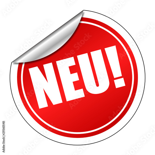 Sticker "Neu!"
