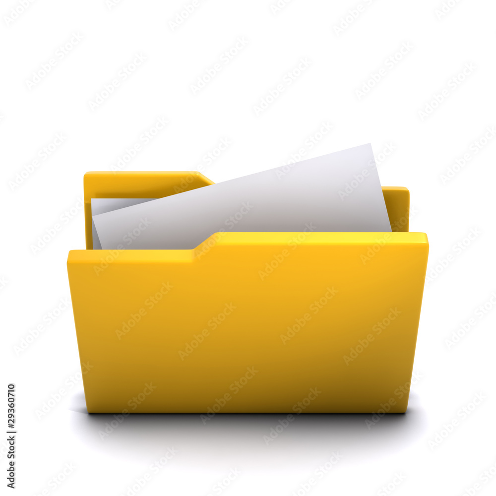 3d Folder, open containing documents 3d Folder, open containing documents