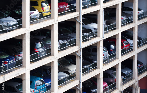 multilevel parking place