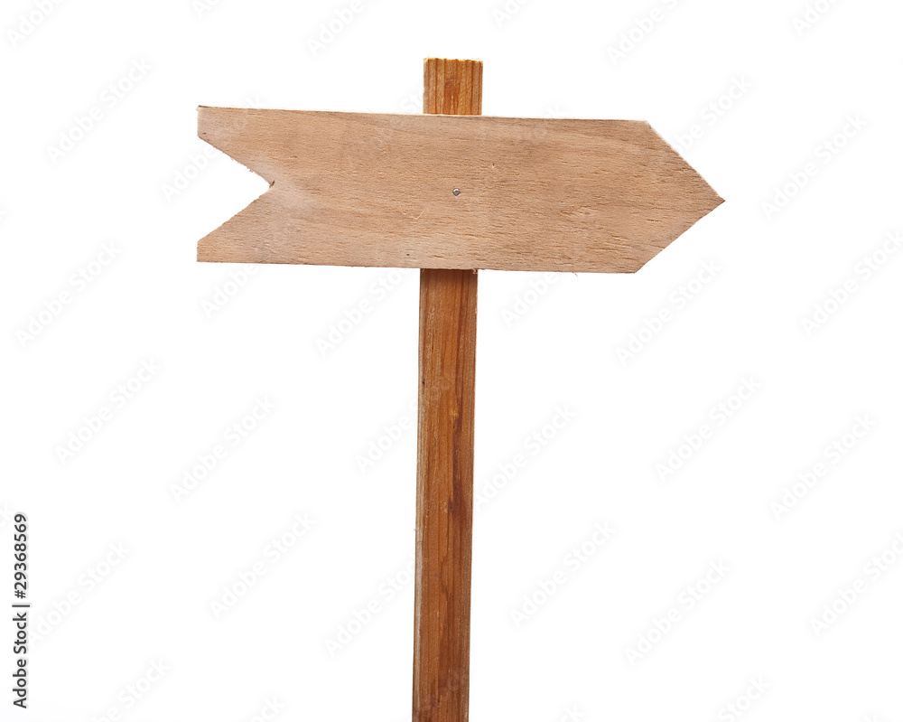 Wooden sign Wooden sign