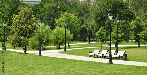 City park in Moscow
