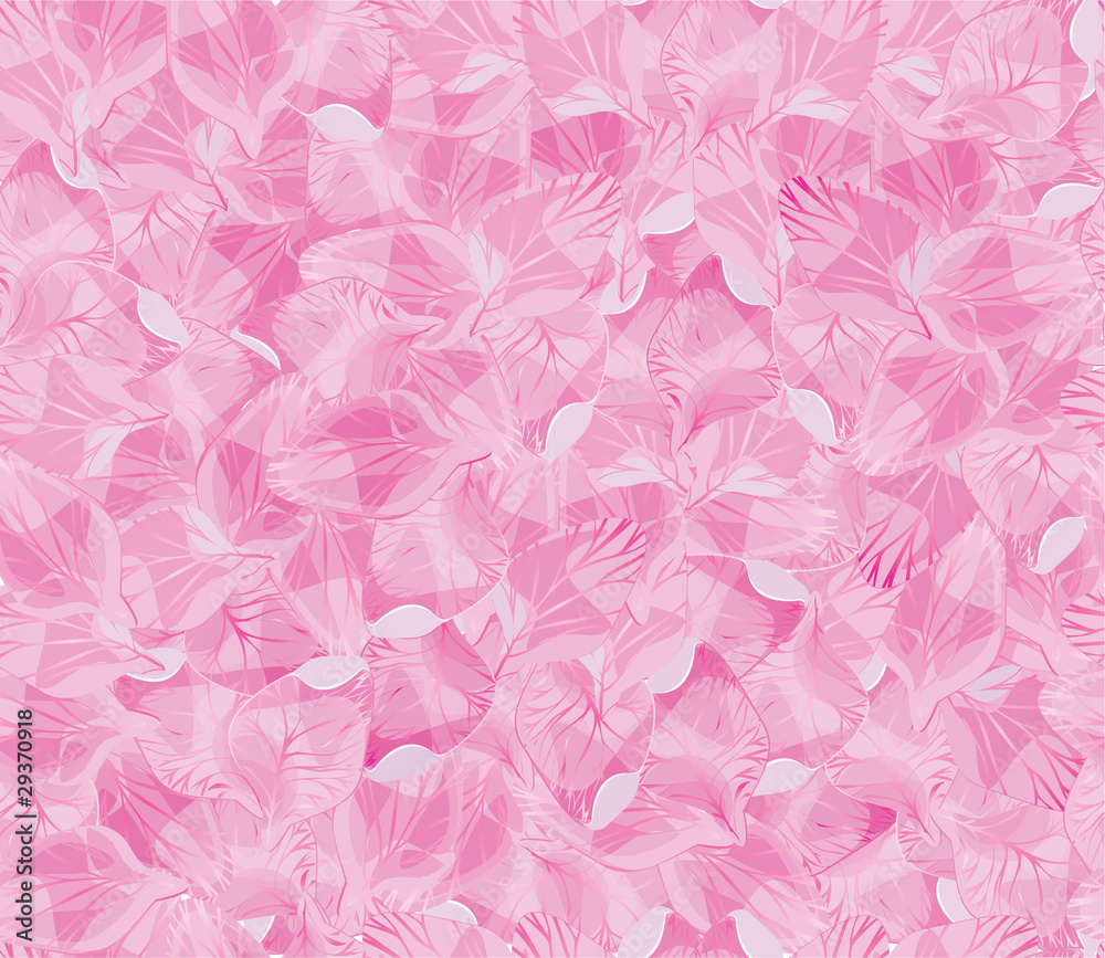 Fototapeta premium Seamless pattern, petals of flowers