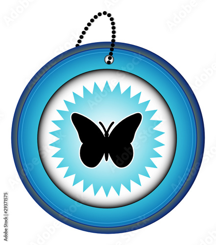 bouton picto icône symbôle web internet blog site papillon