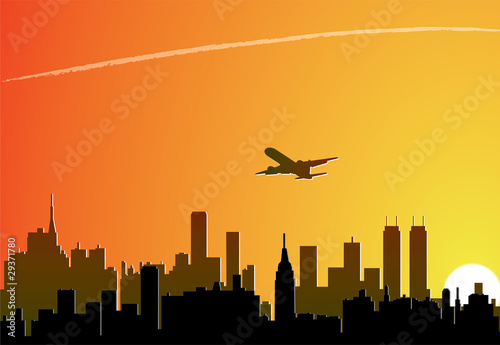 vector city background