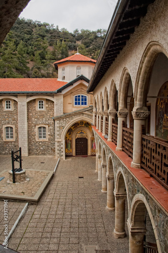 Fototapeta Naklejka Na Ścianę i Meble -  Kykkos monastery in Troodos mountains.