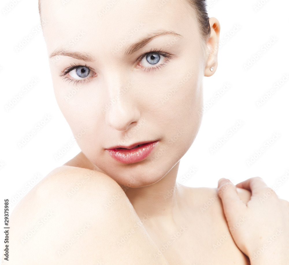 Fototapeta premium Attractive woman close up portrait