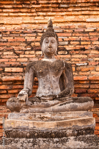 Buddha images in Sukhothai Historical Park  former capital city